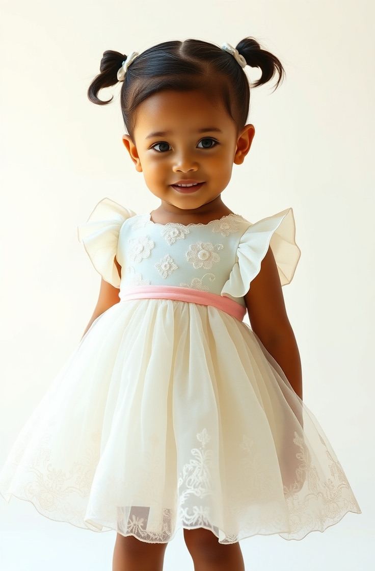 Ruffled Sleeve Dress