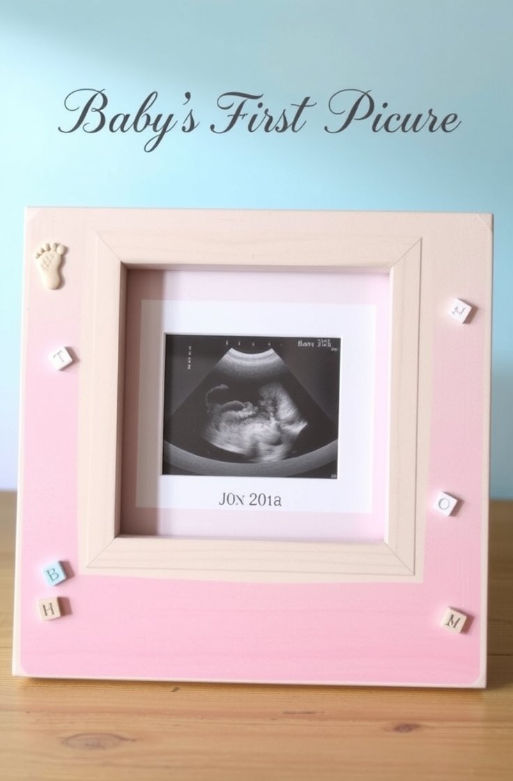 Sonogram Picture Frame