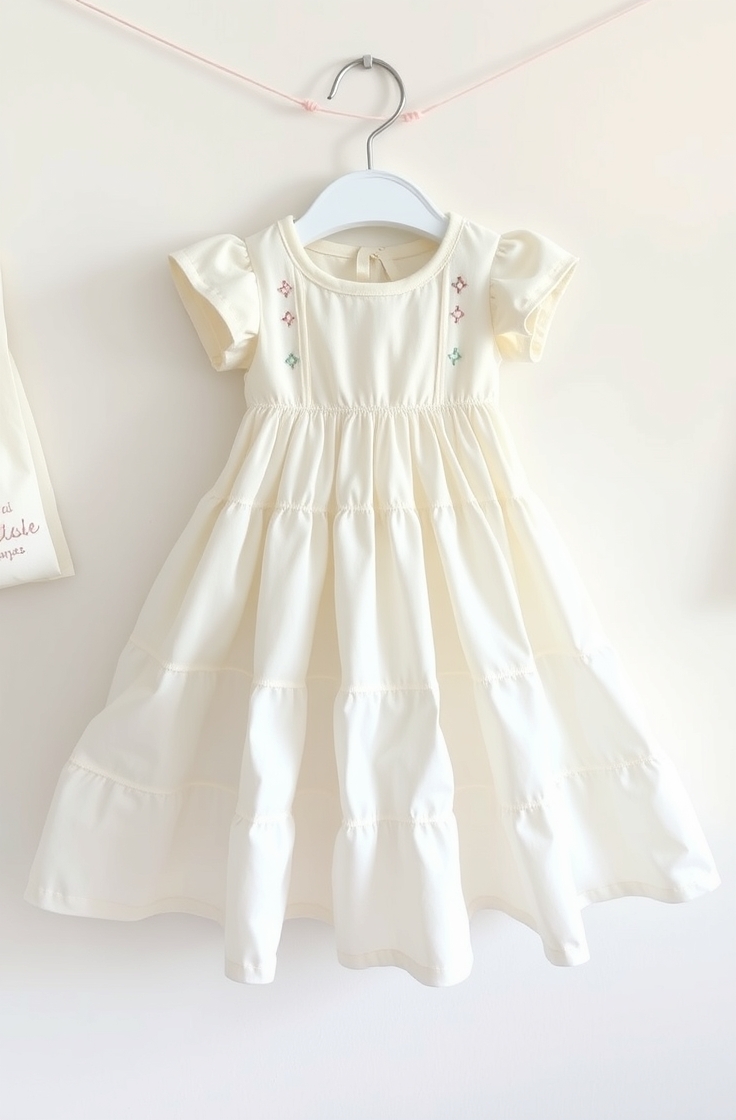 Tiered Cotton Frock