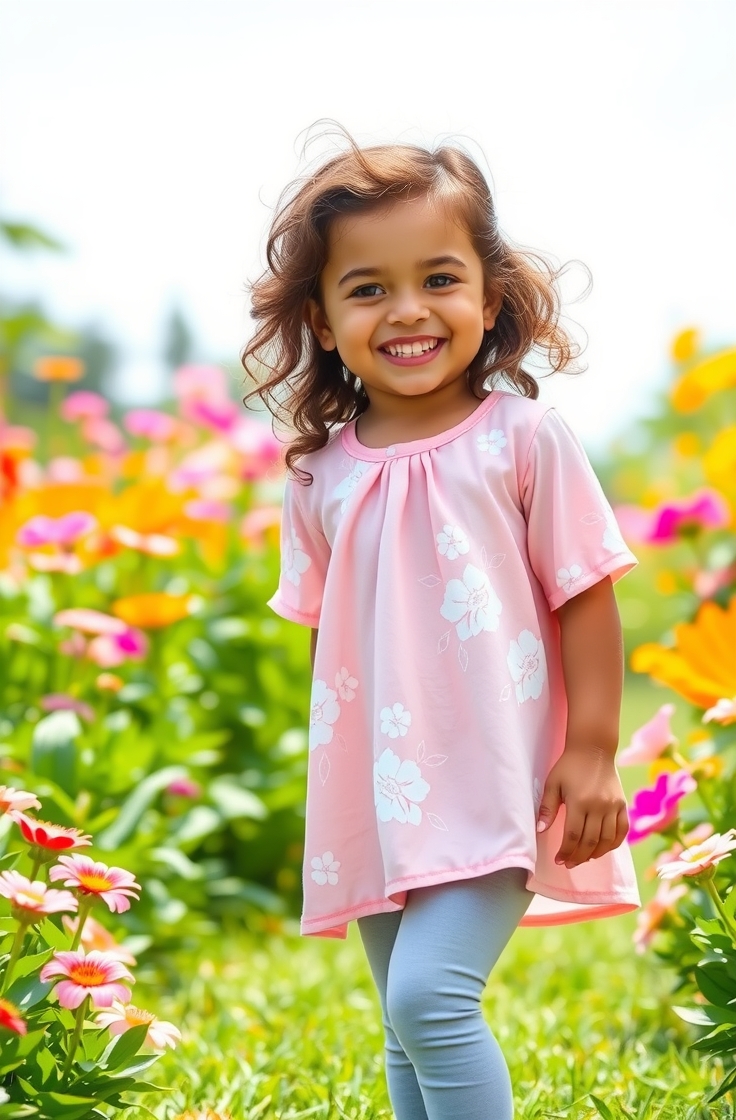 Tunic Dress with Leggings