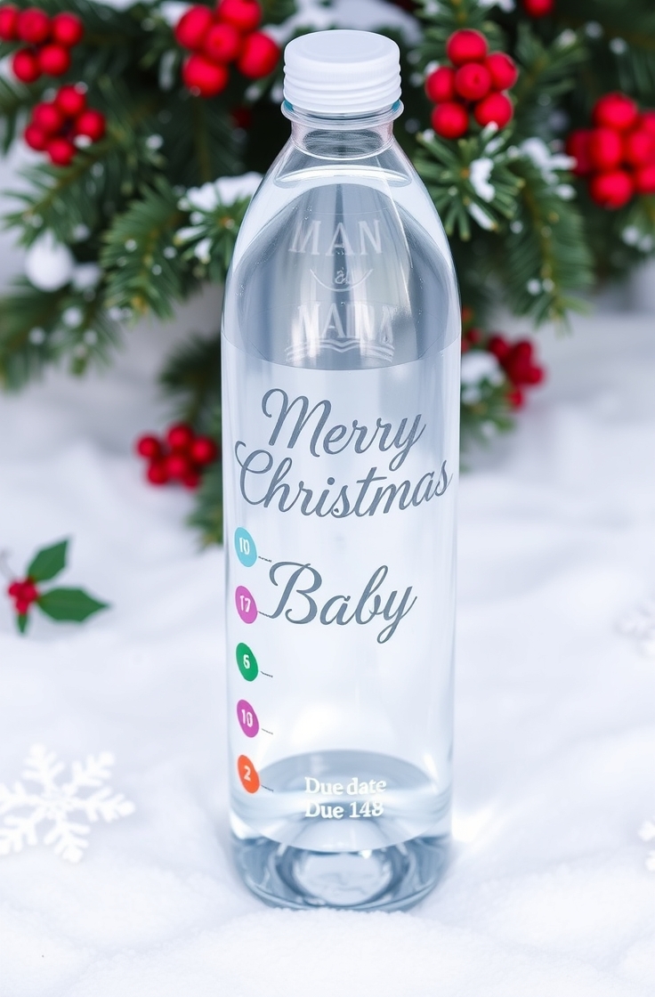 Water Bottle with Time Markers