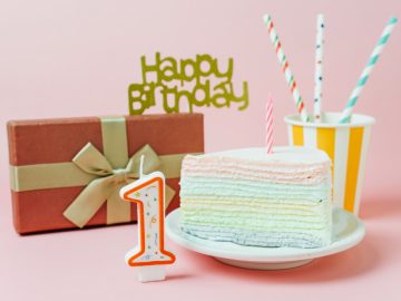1 Year Baby Girl Birthday Cake