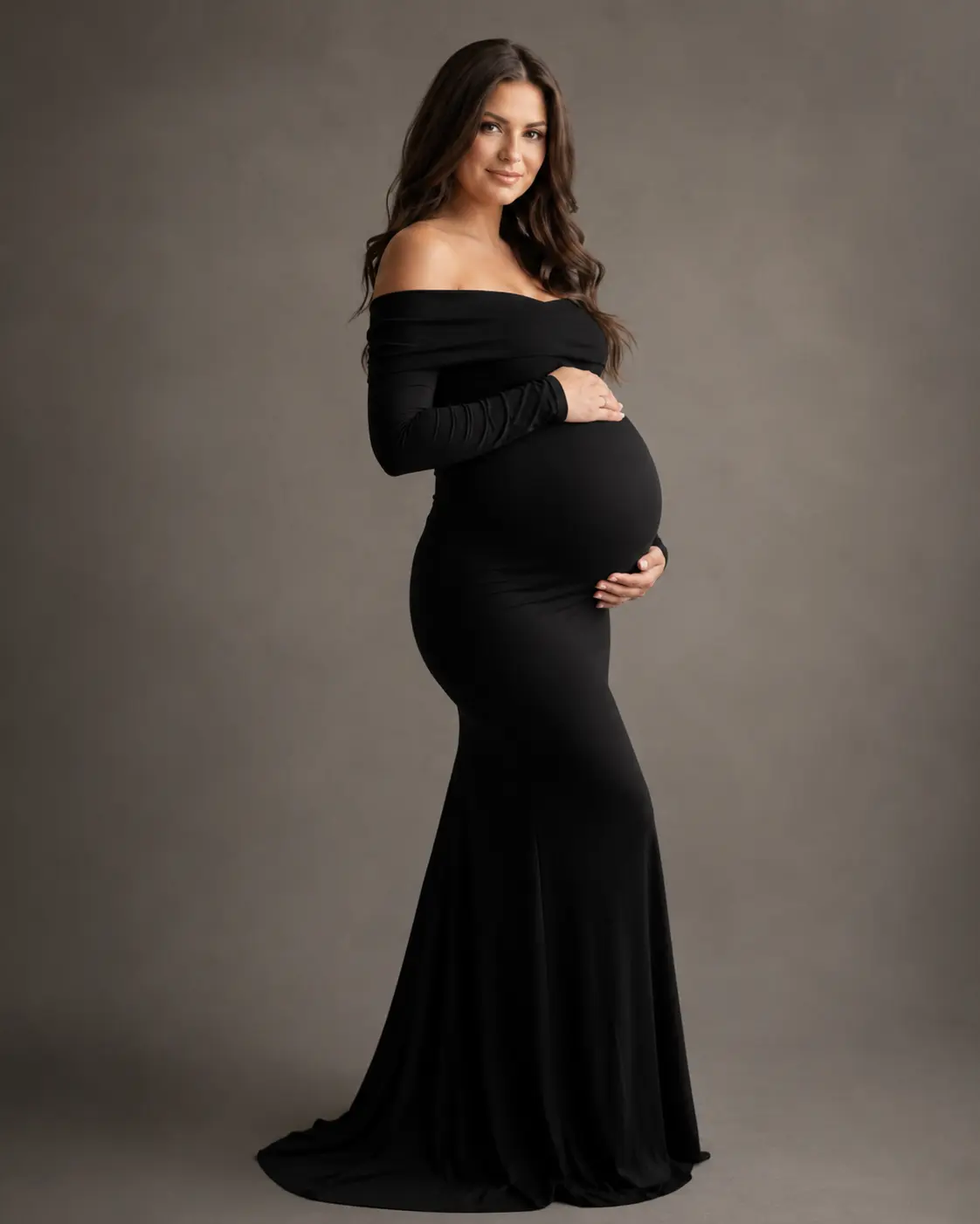 Black Dress Contrast