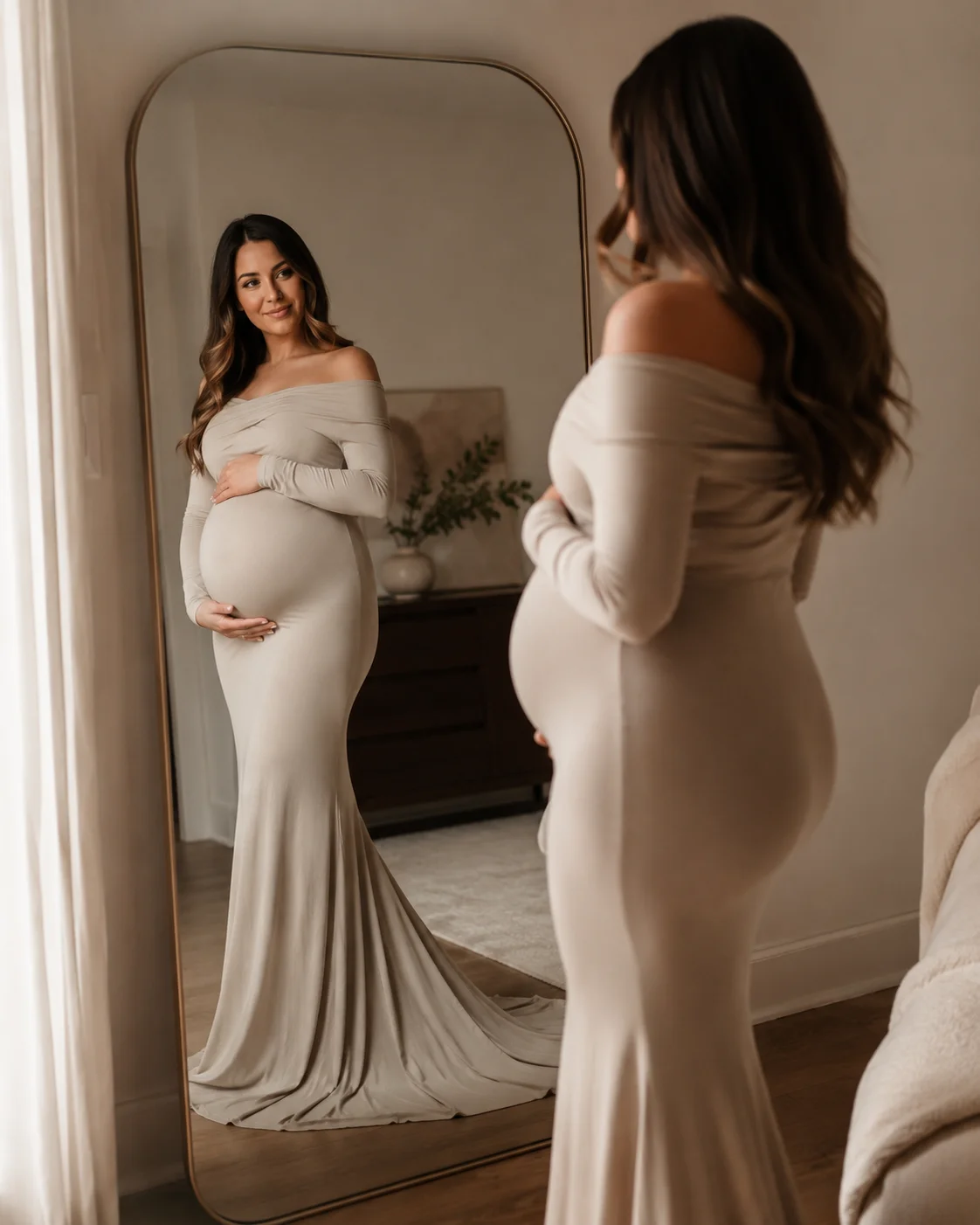Mirror Reflection Portrait
