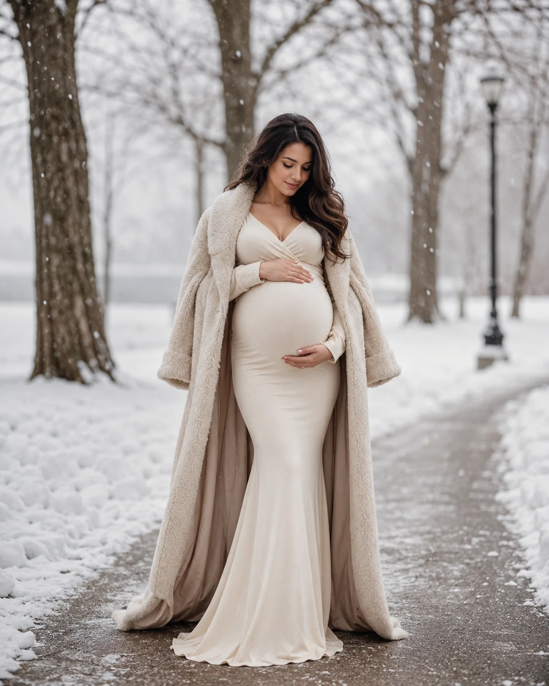 Winter Maternity Photoshoot