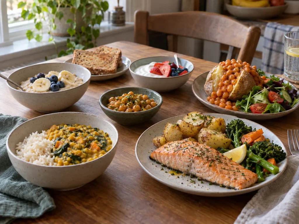 One adaptable day of second-trimester eating