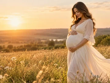 Outdoor Pregnancy Photoshoot Ideas